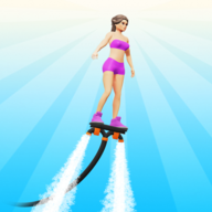 飞行滑板跑游戏下载-飞行滑板跑(FlyBoard Run)v0.1 安卓版